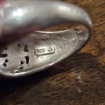 Sterling Silver and Cubic Zirconia Ring