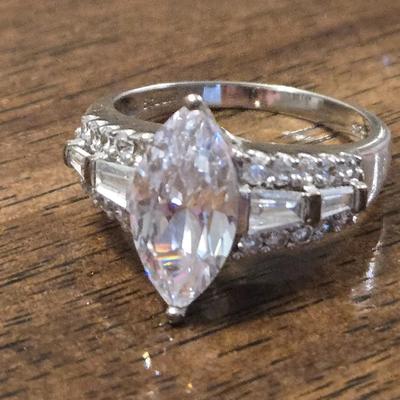 Stauer Sterling Silver & Cubic Zirconia Ring