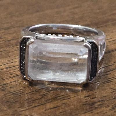 Sterling Silver & Quartz Ring