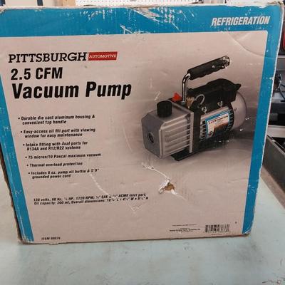 2.5 CFM VACUUM PUMP