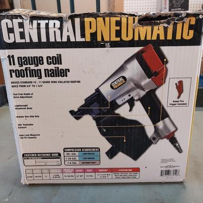 CENTRAL PNEUMATIC 11 GAUGE COIL ROUTING NAILER