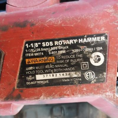 SDS ROTARY HAMMER IN CARRY CASE