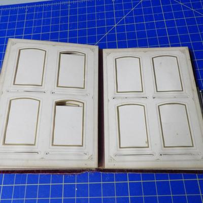 Antique Victorian Photo Album w/ Photos