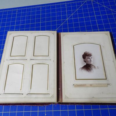 Antique Victorian Photo Album w/ Photos