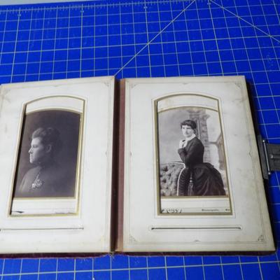 Antique Victorian Photo Album w/ Photos