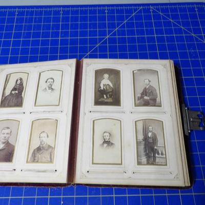 Antique Victorian Photo Album w/ Photos