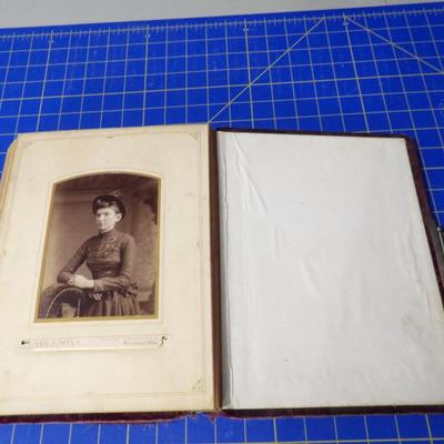 Antique Victorian Photo Album w/ Photos