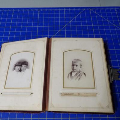 Antique Victorian Photo Album w/ Photos