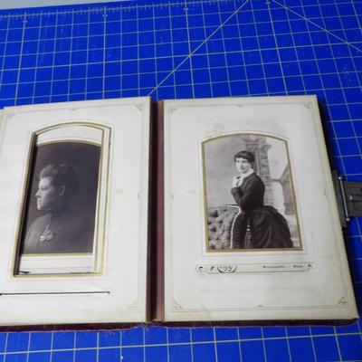 Antique Victorian Photo Album w/ Photos