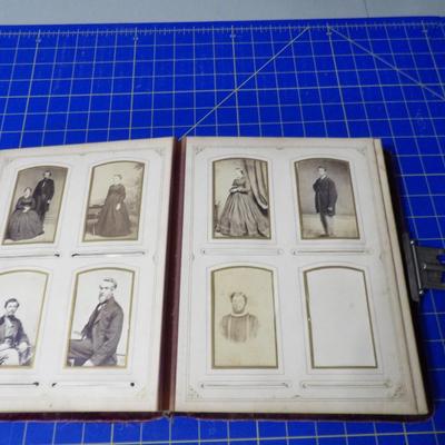 Antique Victorian Photo Album w/ Photos