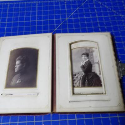 Antique Victorian Photo Album w/ Photos