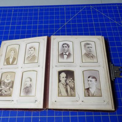 Antique Victorian Photo Album w/ Photos