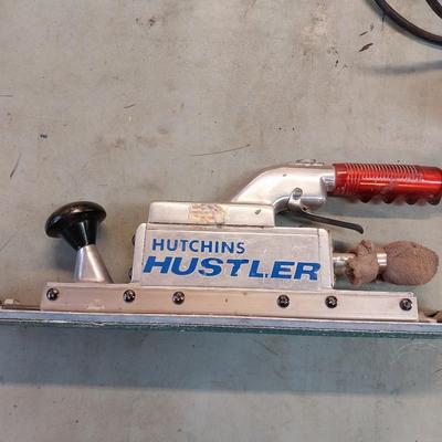INDUSTRIAL PNEUMATIC SPEED SANDER AND HUTCHINS HUSTLER
