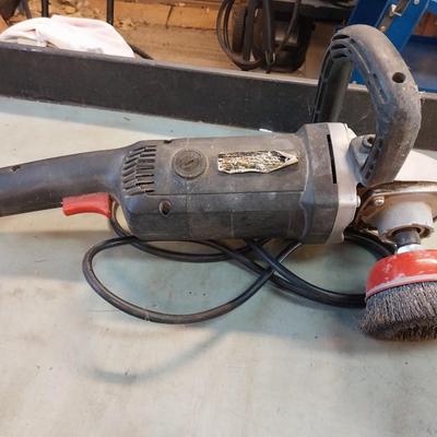 INDUSTRIAL PNEUMATIC SPEED SANDER AND HUTCHINS HUSTLER