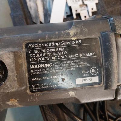 CRAFTSMAN INDUSTRIAL RECIPROCATING SAW 2VS IN CASE