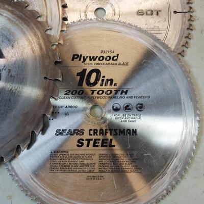 NICE VARIETY OF SAW BLADES