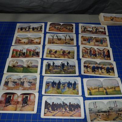 73 Stereoview cards dated 1905