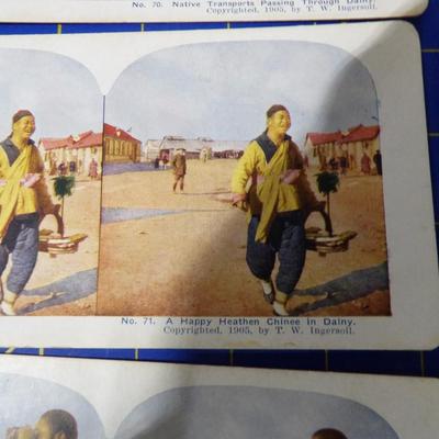 73 Stereoview cards dated 1905