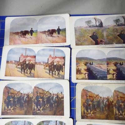 73 Stereoview cards dated 1905