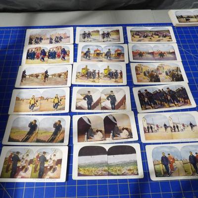 73 Stereoview cards dated 1905