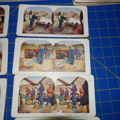73 Stereoview cards dated 1905