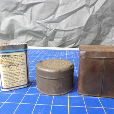 Vintage Tins and Camel Rubber Repair KIt