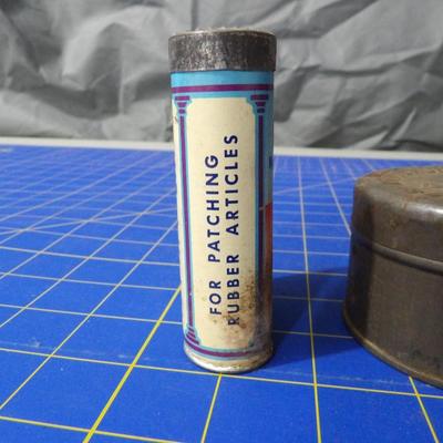 Vintage Tins and Camel Rubber Repair KIt