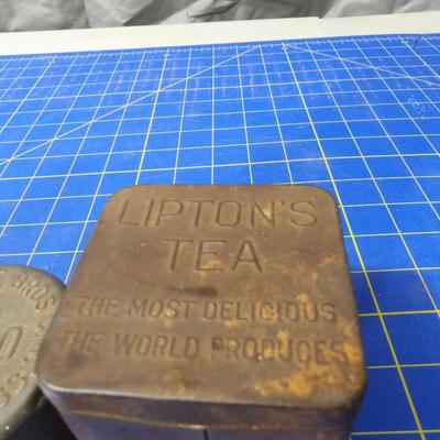Vintage Tins and Camel Rubber Repair KIt