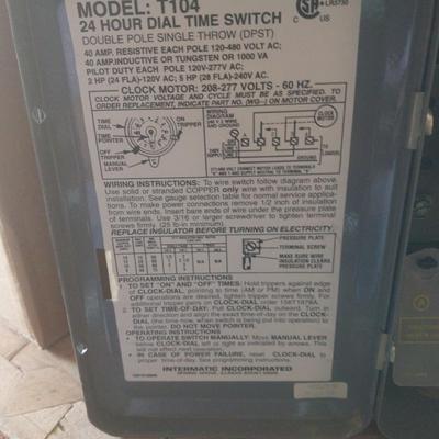 ELECTRICAL TIME SWITCH BOXES
