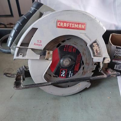 CRAFTSMAN 7 1/4" CIRCULER SAW AND OSCILLATING MULTIFUNCTION POWER TOOL