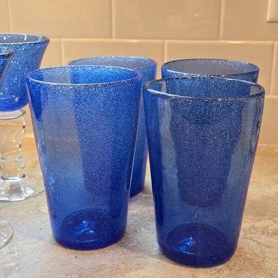 Blue Glassware