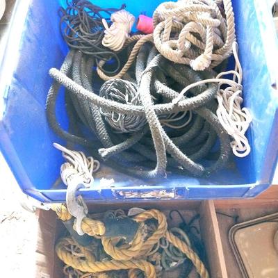 TOW ROPE-ROPES AND VARIETY OF HARDWARE