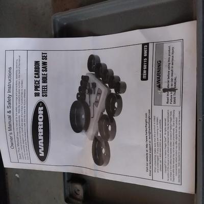 STEEL HOLESAW SET AND ROTO ZIP