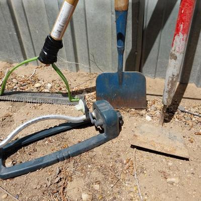 CHEMICAL SPRAYER-HOE-SPRINKLER AND OTHER YARD TOOLS