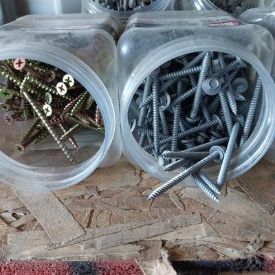 NICE VARIETY OF SCREWS AND NAILS