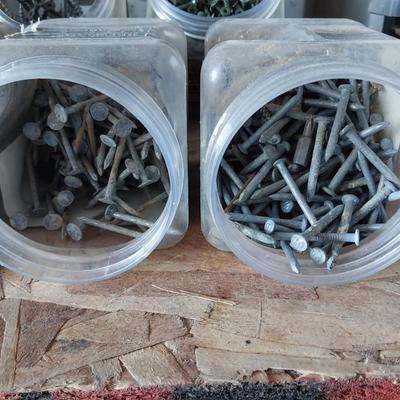 NICE VARIETY OF SCREWS AND NAILS