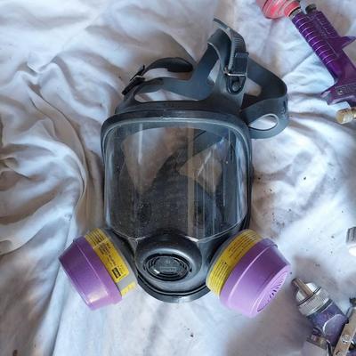 PAINT GUNS AND FULL SHIELD PAINT MASK