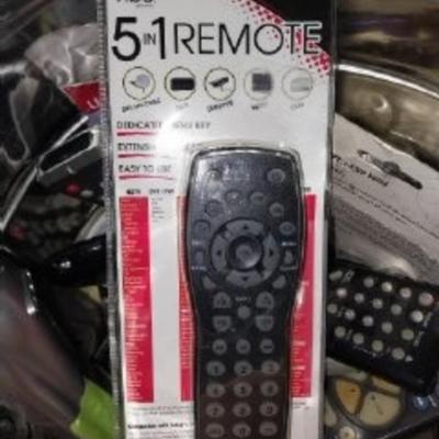 BOX OF REMOTES