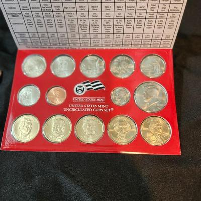 2008 Uncirculated Coin Set U.S Mint Government Packaging OGP COA