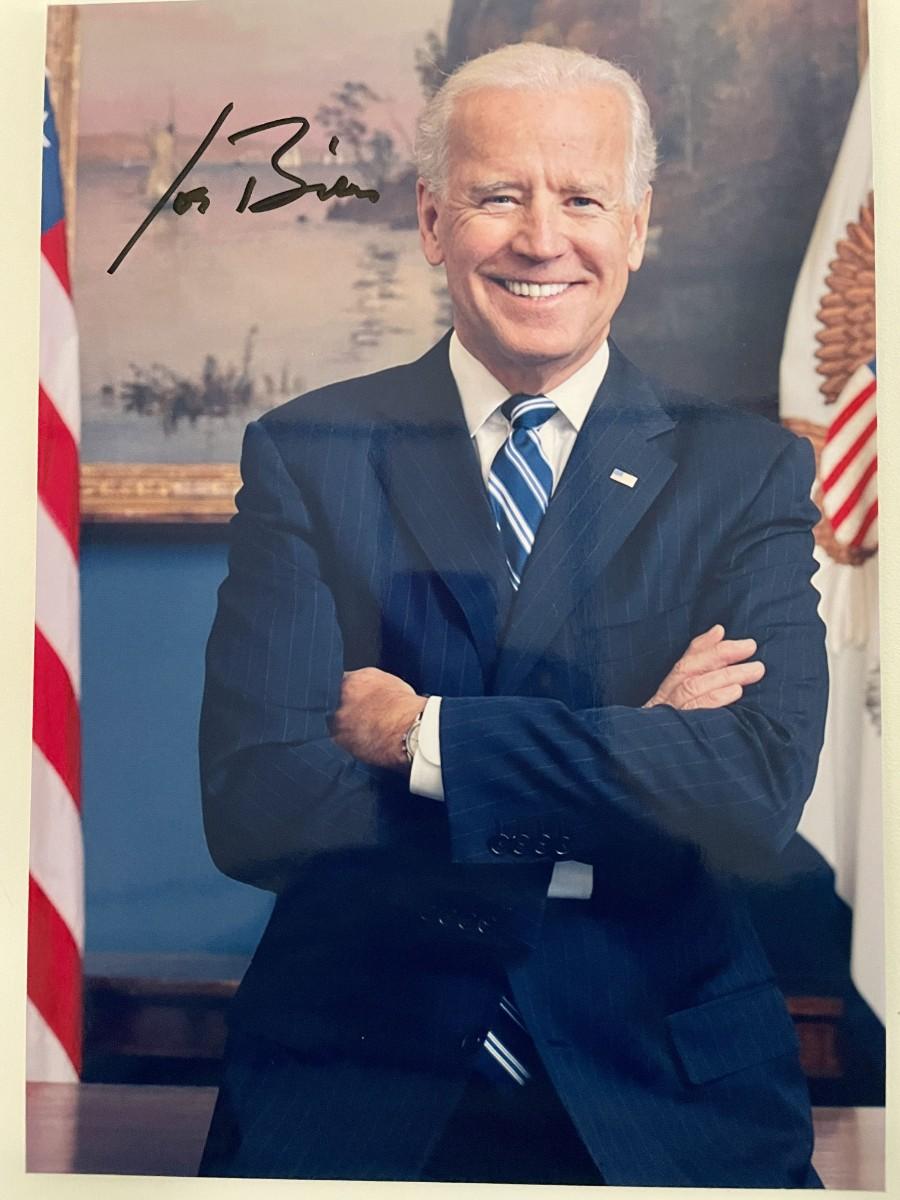 Kjgb 46th US President Joe Biden signed photo | EstateSales.org