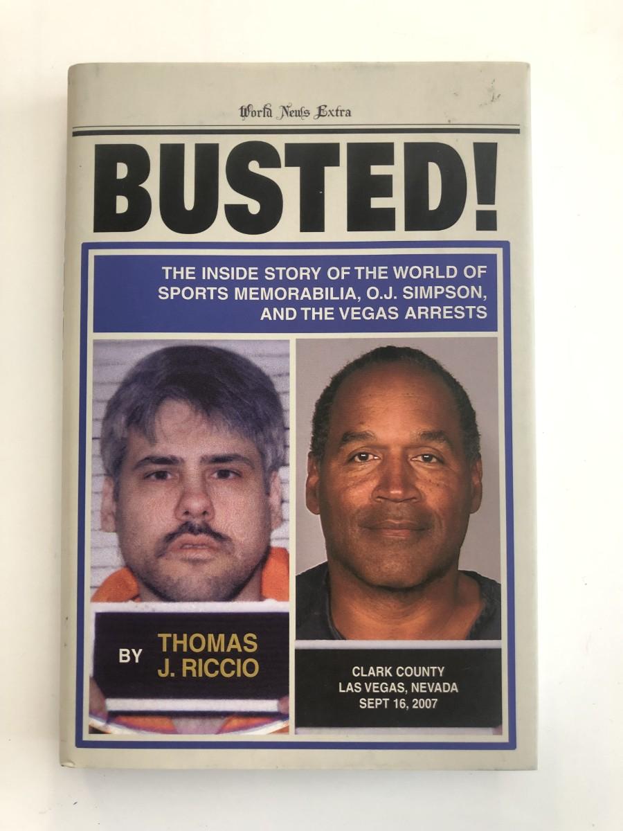 Busted! Thomas J. Riccio signed book | EstateSales.org