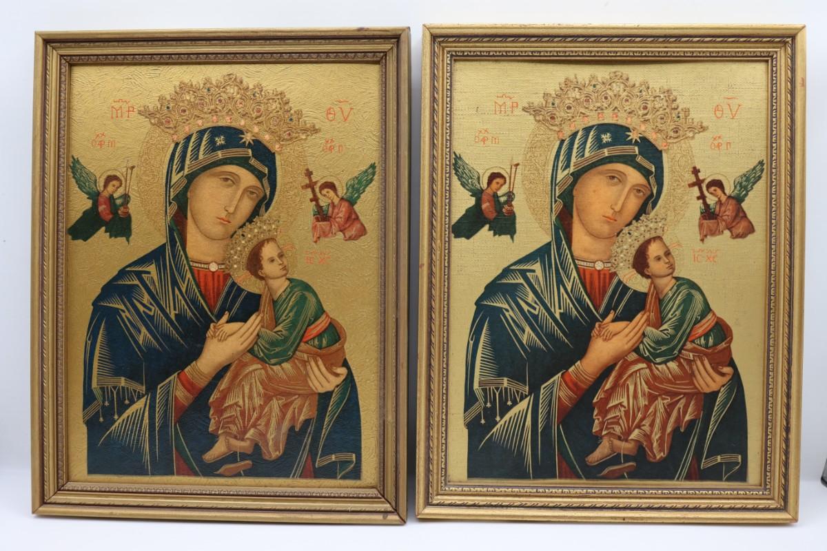Our Lady of Perpetual Help Framed Prints (2) | EstateSales.org