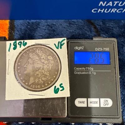 1856 Morgan 1$ silver coin