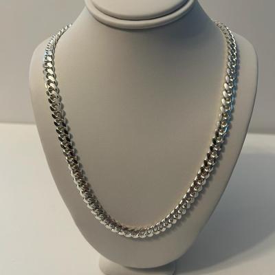 New 24 INCH STERLING SILVER MIAMI CUBAN CHAIN 6.3MM 56 GRAMS