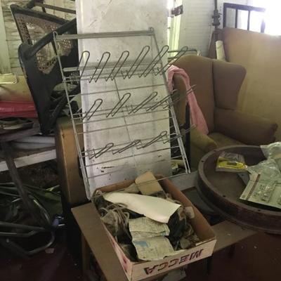 Vintage displays and advertising