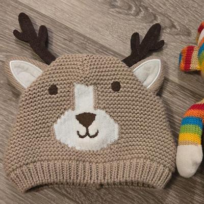 Baby Hat and Striped Monkey