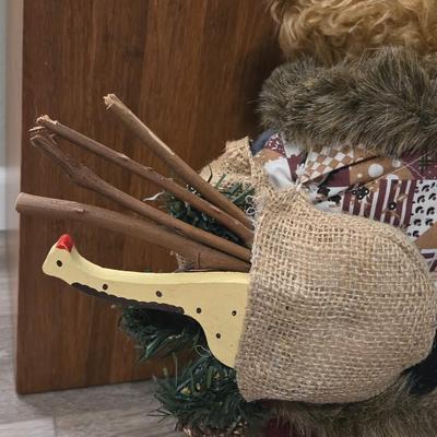 Standing Christmas Bear Santa Claus