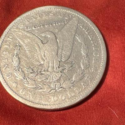 1883 P MORGAN U S COIN SILVER c112