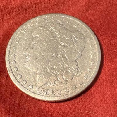 1883 P MORGAN U S COIN SILVER c112