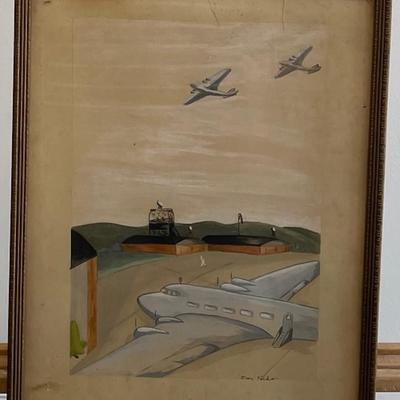 Jimmy Fords Aurospace Watercolor Painting